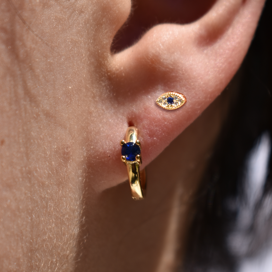 NARAH // Evil Eye Small Stud Earrings