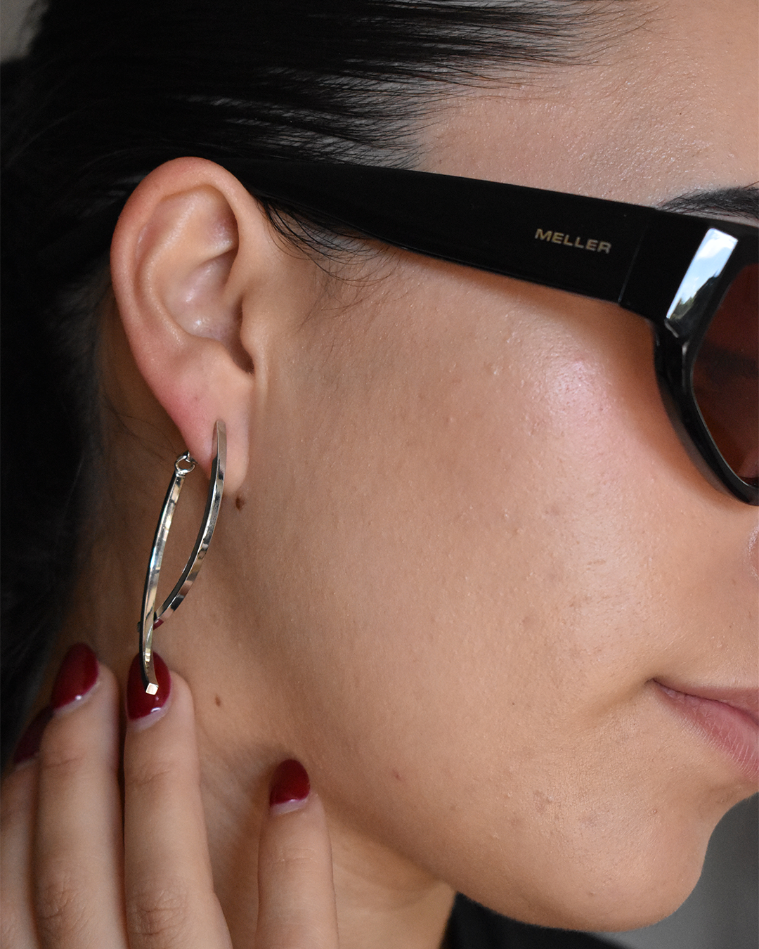 Long Cross Nickel Free Earrings