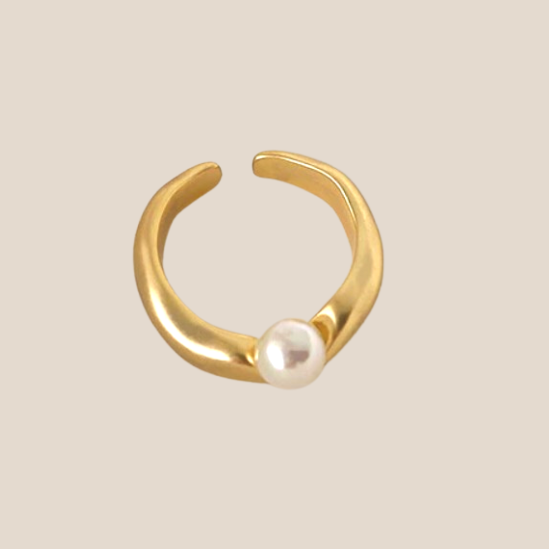 Pearl Wave Ring