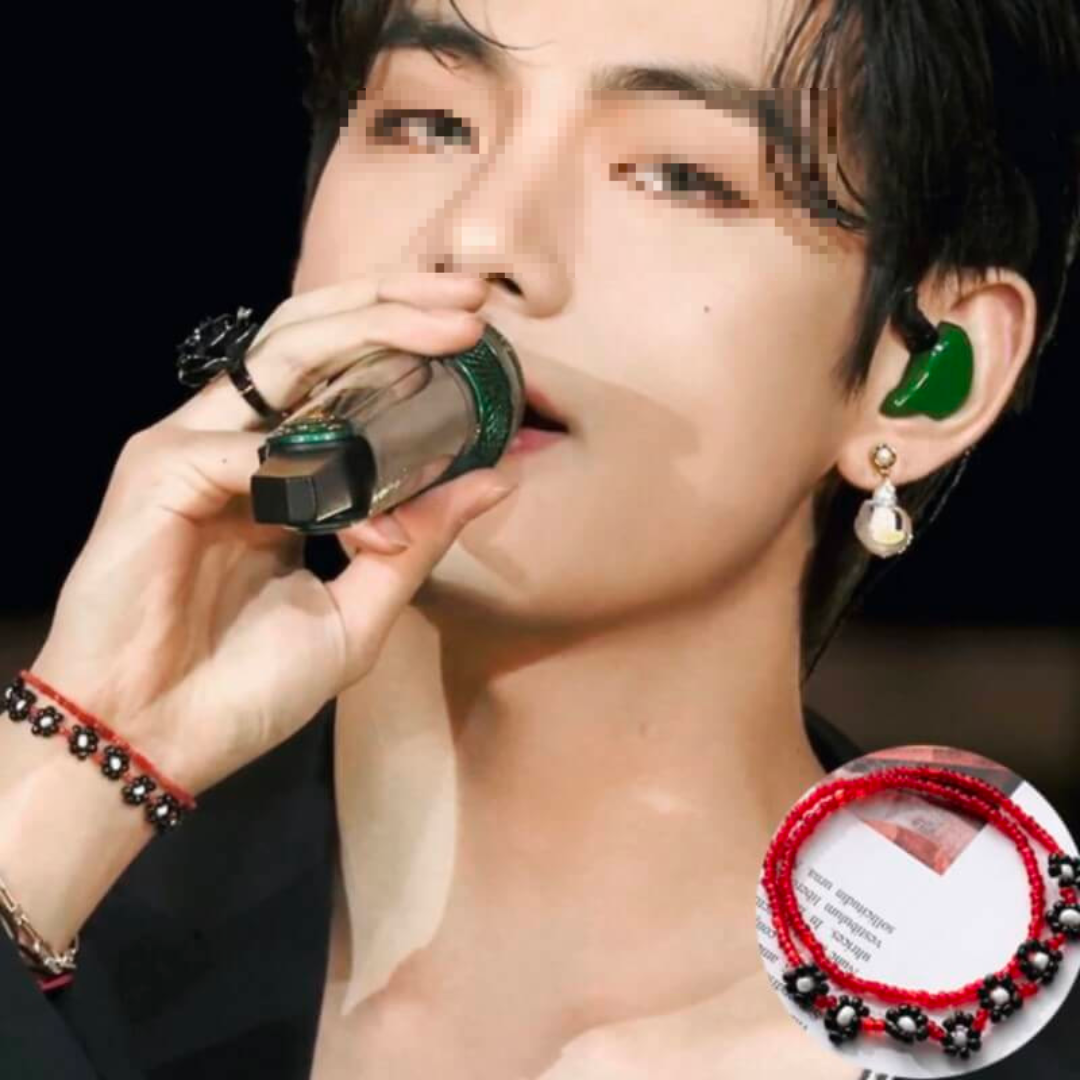 BTS V Taehyung Inspired Multi-layered Chain Earrings 