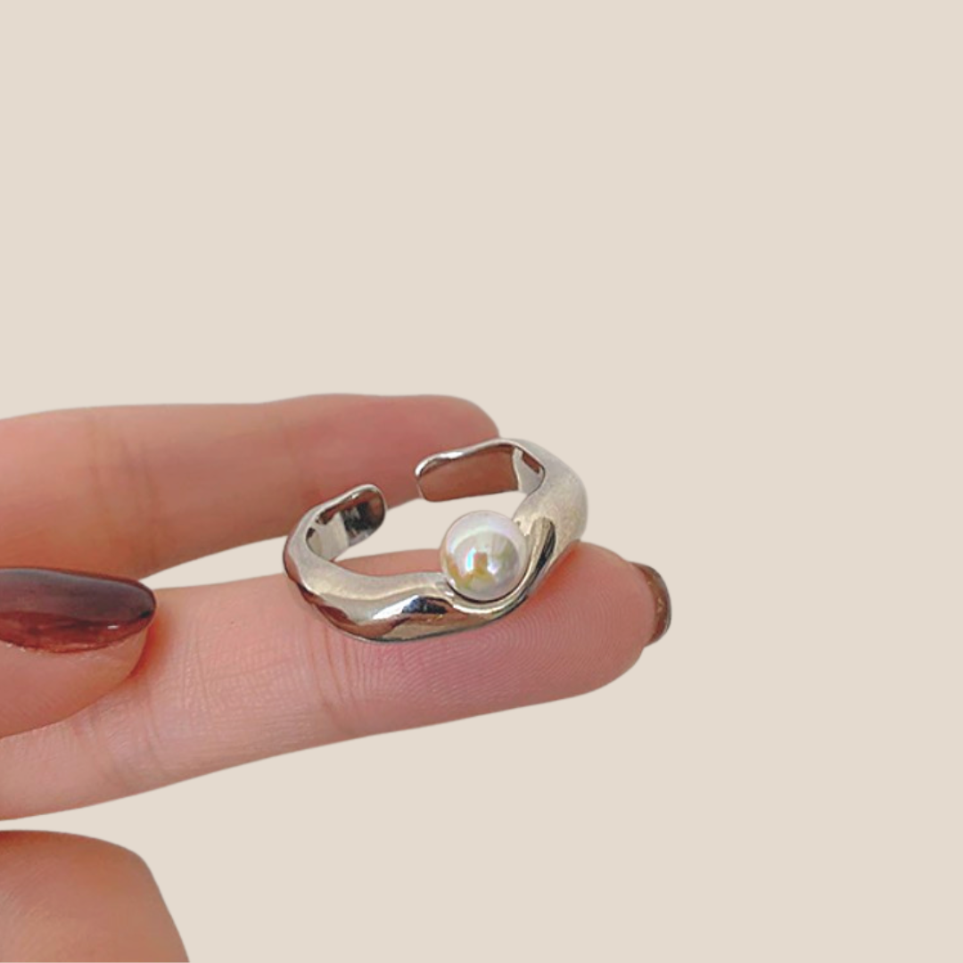 Pearl Wave Ring