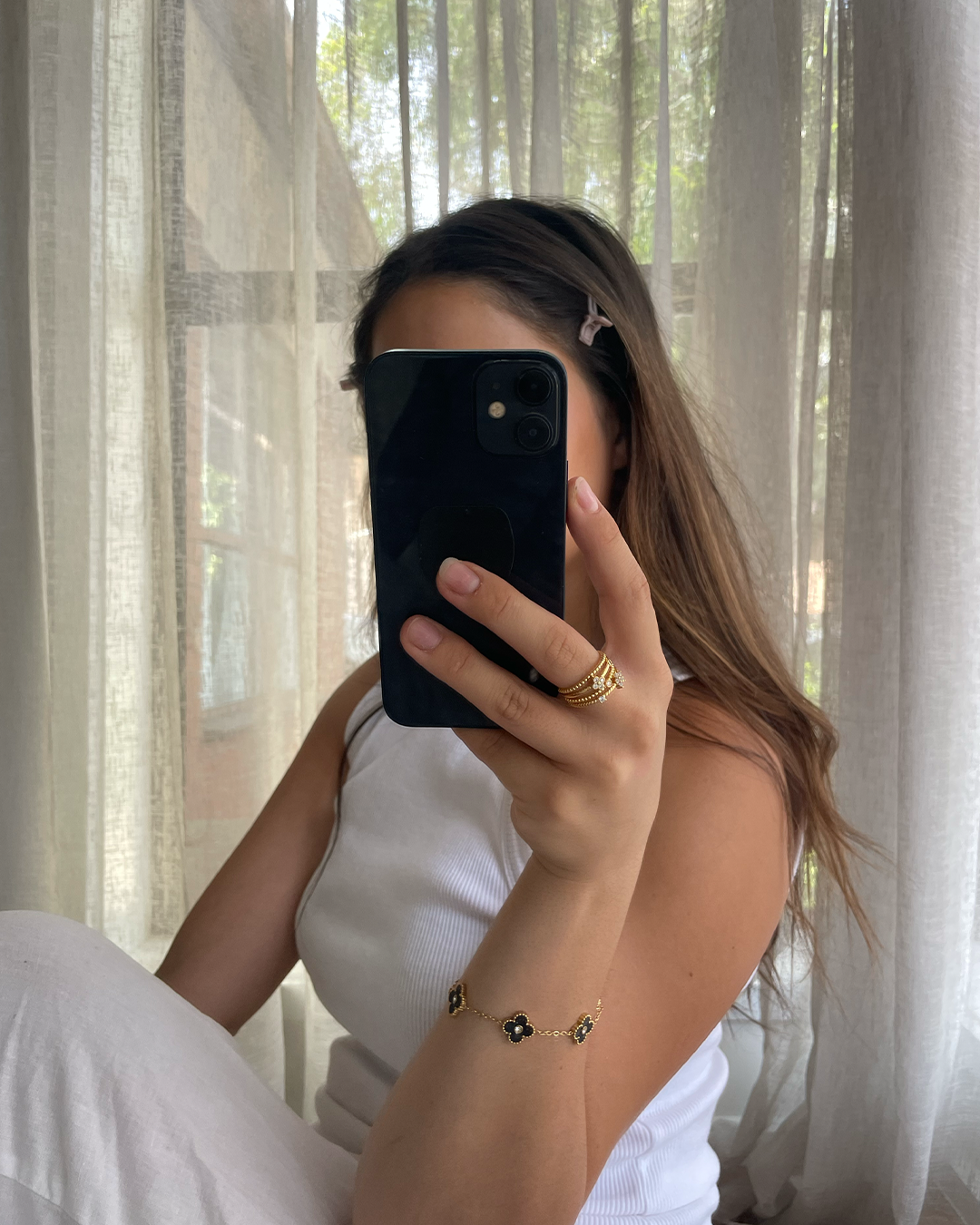 Classic Flower Cubic Bracelet