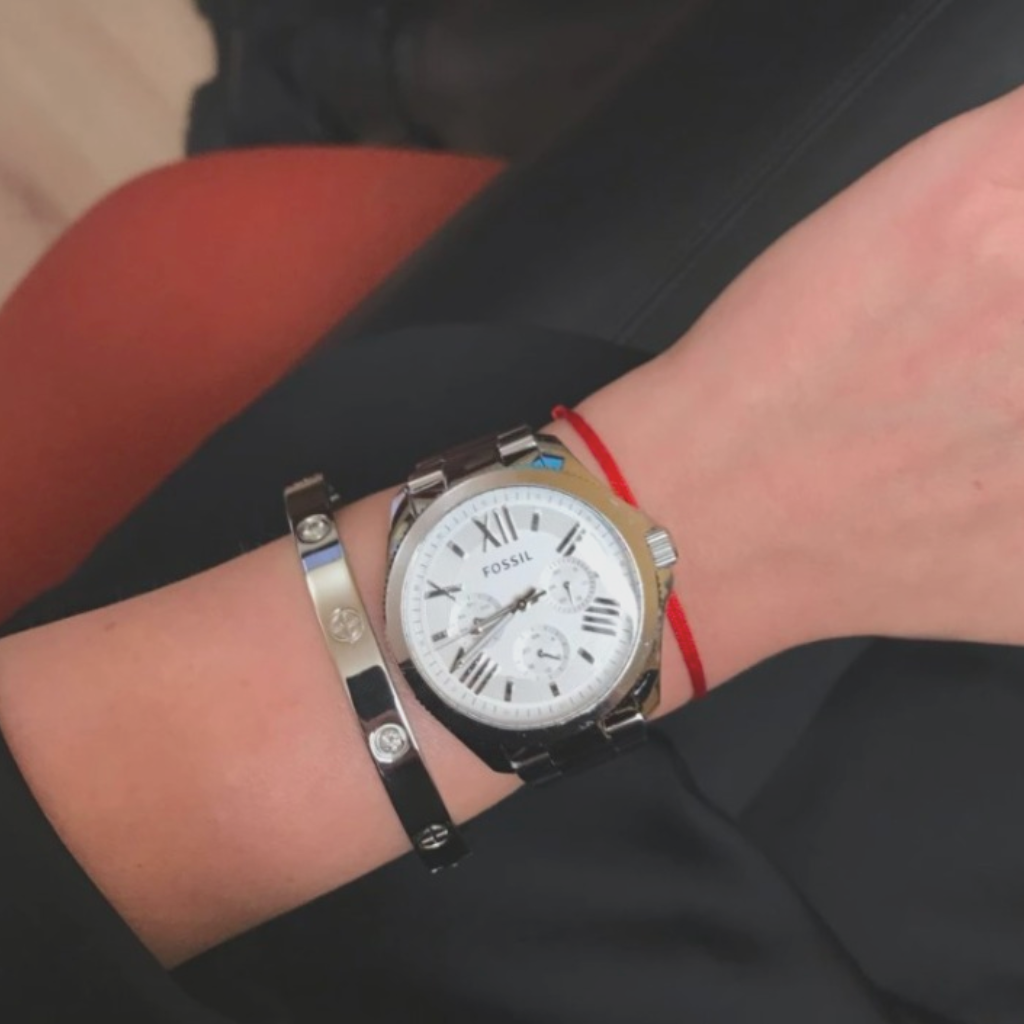 Love Diamante Bangle Bracelet
