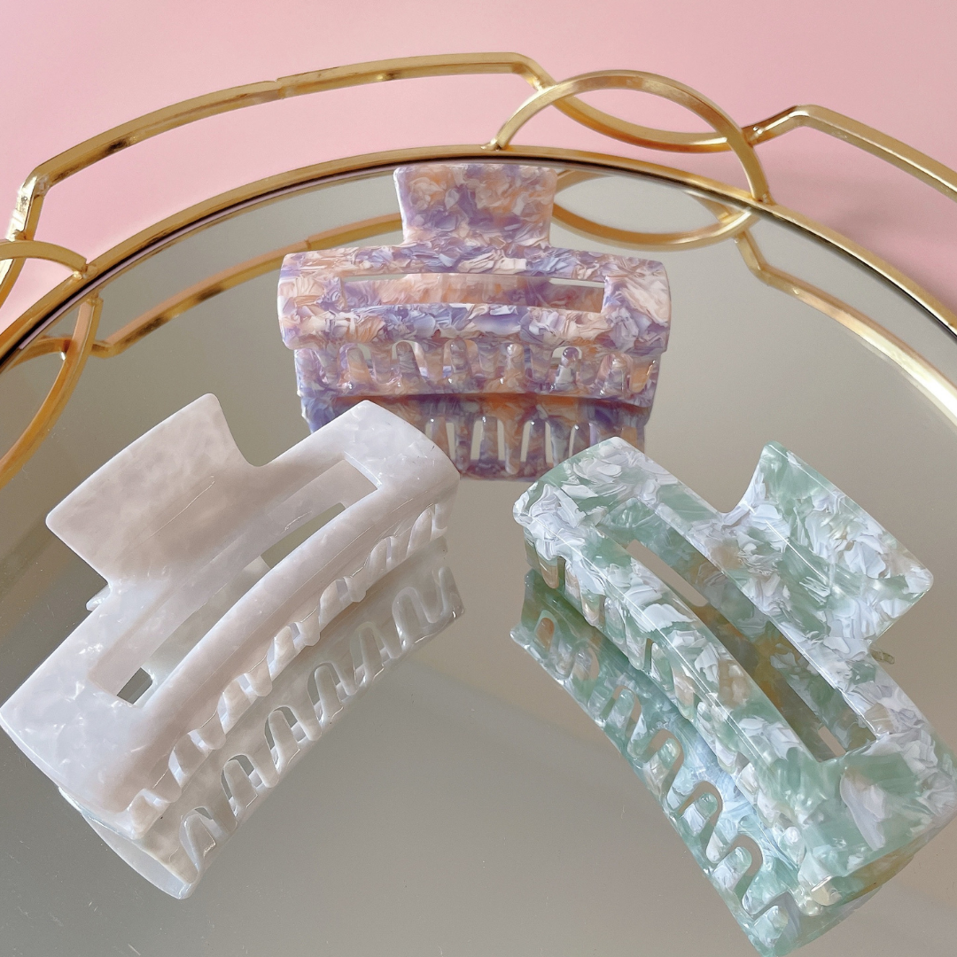 Cream Marble Claw