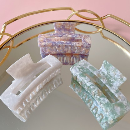 Cream Marble Claw