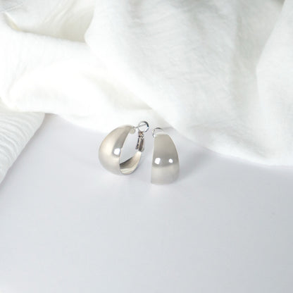 French Bold Hoop Earrings